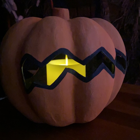 Pottery Barn Kids Charlie Brown Peanuts Pumpkin Luminary Rare 2017 Collection🎃 - Picture 8 of 17